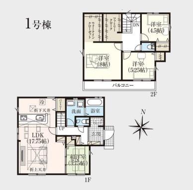GRAFARE青梅市今井4期全2棟 1号棟