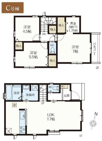 福生熊川全3棟C号棟