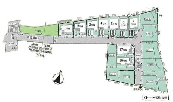 GRAFARE羽村市羽加美4期全15区画　1号棟