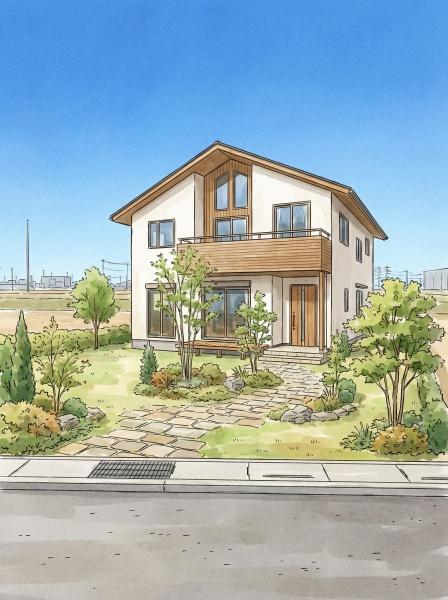 吉川美南区画整理売地B