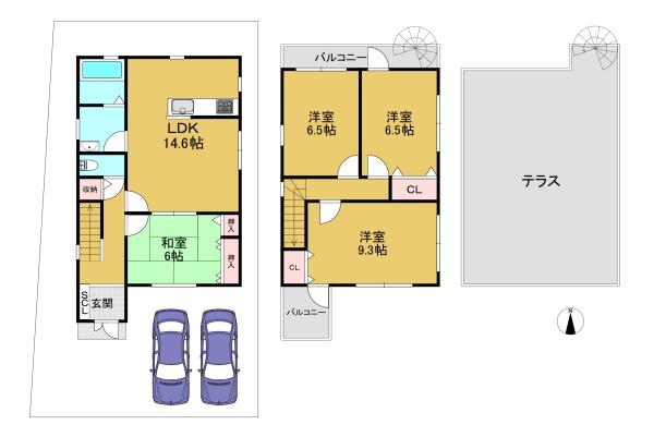 高槻市奥天神町１丁目の中古一戸建て