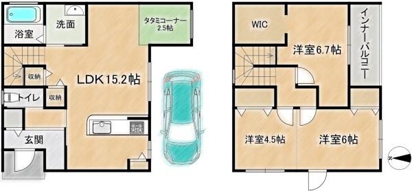 高槻市東和町の中古一戸建