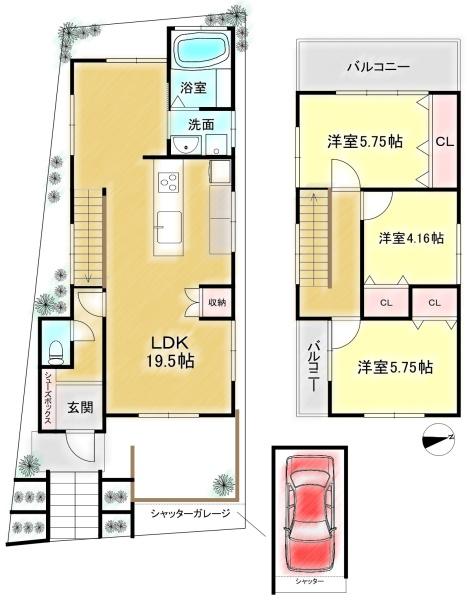 高槻市富田町４丁目の中古一戸建