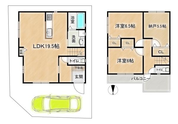 高槻市柳川町２丁目の新築一戸建