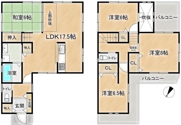 高槻市塚原２丁目の中古一戸建