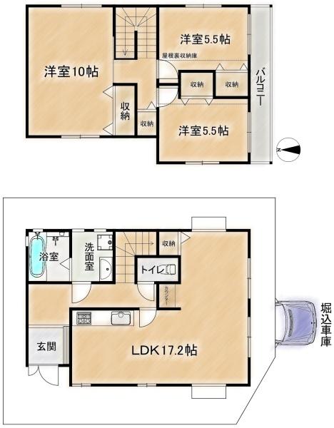 高槻市松が丘４丁目の中古一戸建