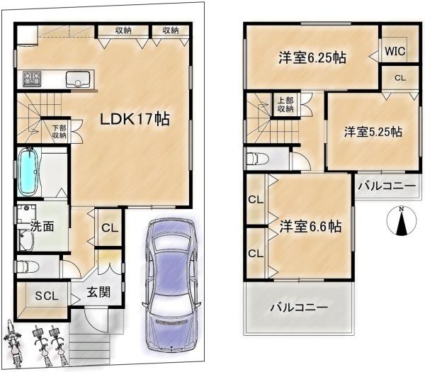 高槻市如是町の新築一戸建