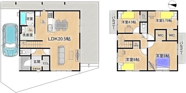 高槻市松が丘４丁目の新築一戸建