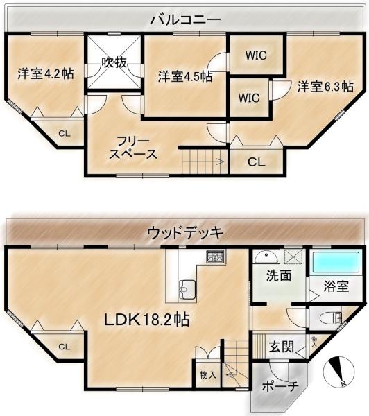 高槻市南平台３丁目の中古一戸建