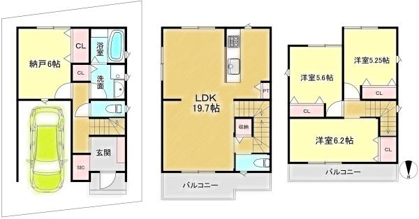 高槻市明野町の新築一戸建