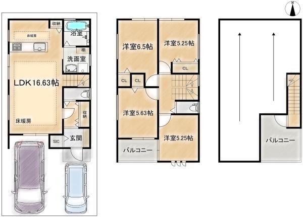 高槻市深沢町１丁目の新築一戸建