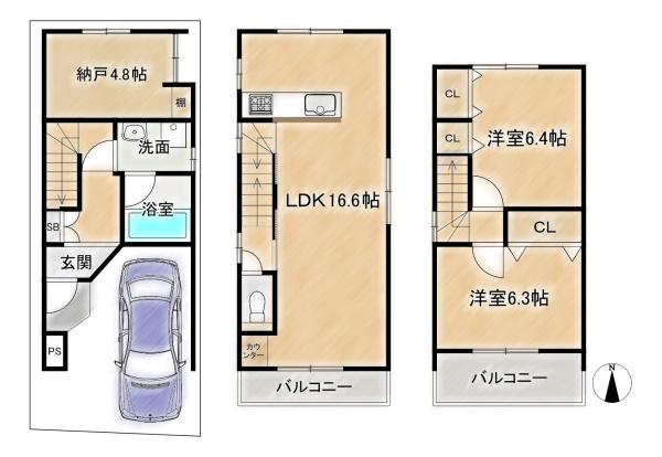 高槻市明野町の売土地