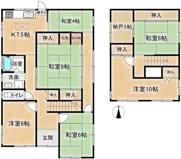 高槻市弥生が丘町の中古一戸建て