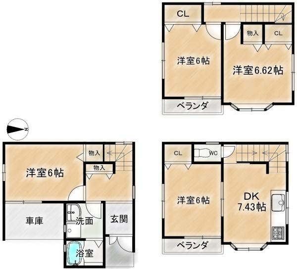 高槻市富田町２丁目の中古一戸建