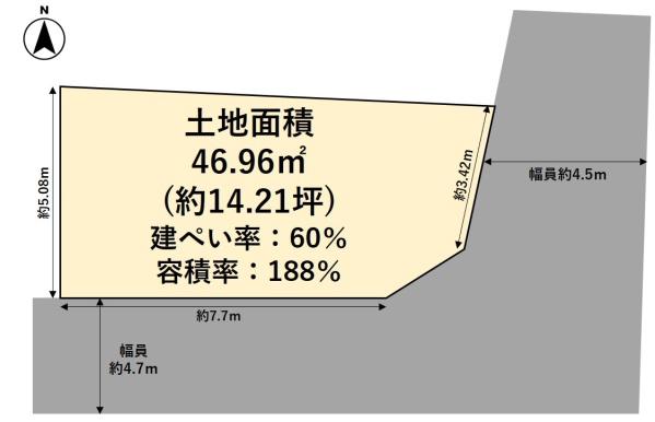 高槻市高垣町の売土地