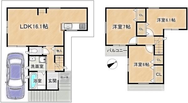 高槻市緑が丘１丁目の売土地