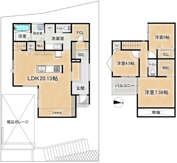 高槻市日吉台六番町の新築一戸建