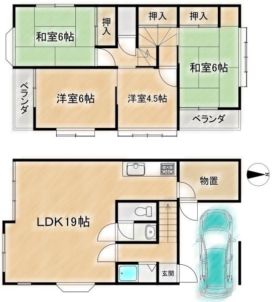 高槻市西冠３丁目の中古一戸建