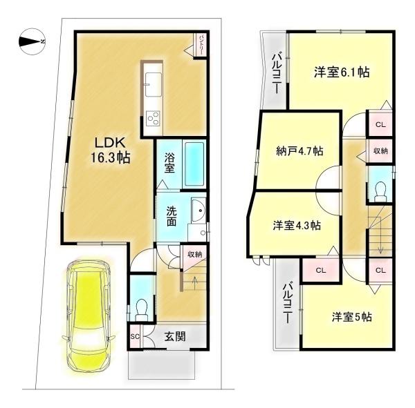 高槻市赤大路町の新築一戸建