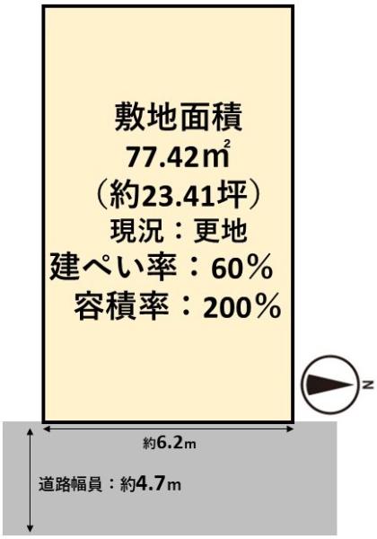 高槻市竹の内町の売土地