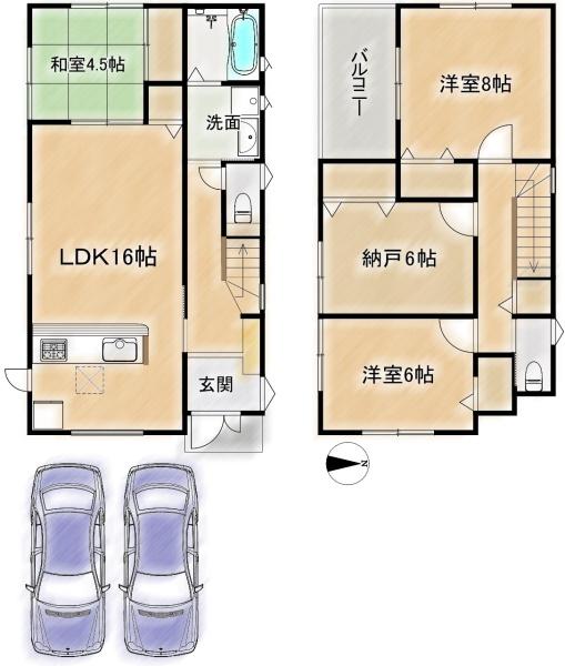 高槻市奈佐原元町の新築一戸建