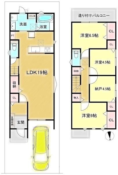 高槻市西冠２丁目の新築一戸建