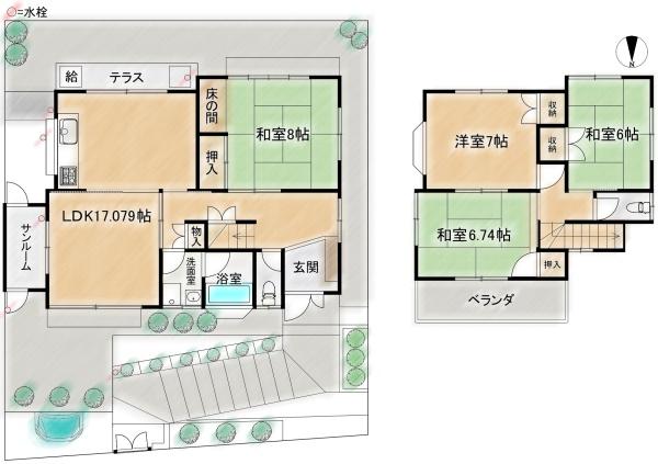 高槻市南平台５丁目の中古一戸建