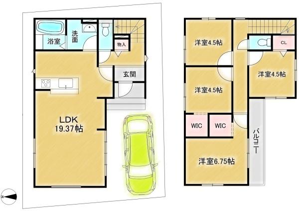 高槻市下田部町１丁目の新築一戸建
