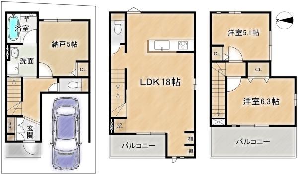 高槻市寿町１丁目の新築一戸建