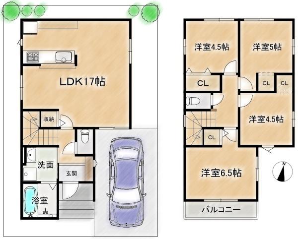 高槻市栄町３丁目の新築一戸建