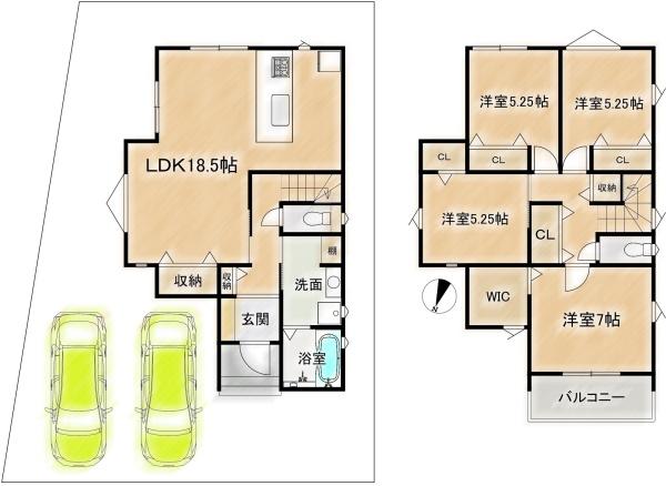 高槻市日吉台七番町の新築一戸建