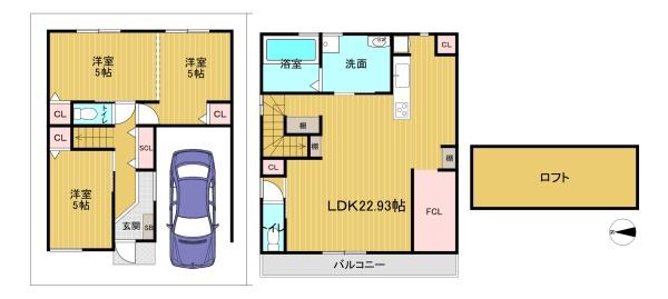 高槻市天川新町の新築一戸建