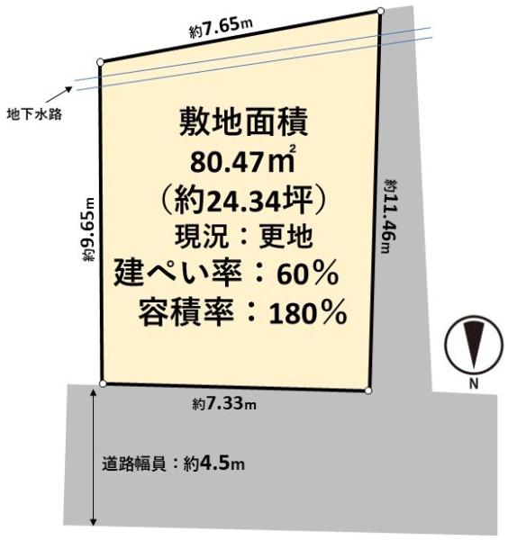 高槻市安満中の町の売土地