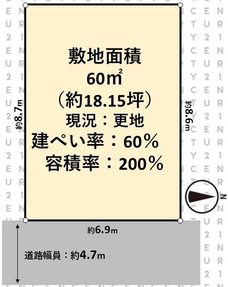 高槻市松川町の売土地