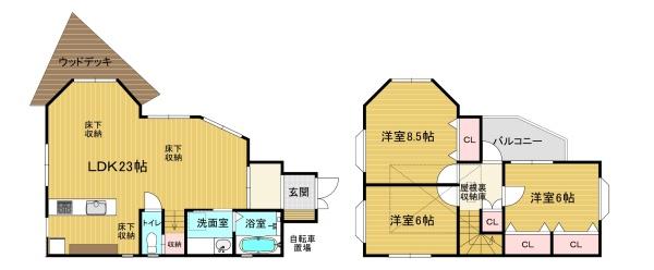 高槻市岡本町の中古一戸建