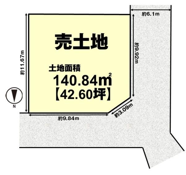 高槻市芝生町２丁目の売土地