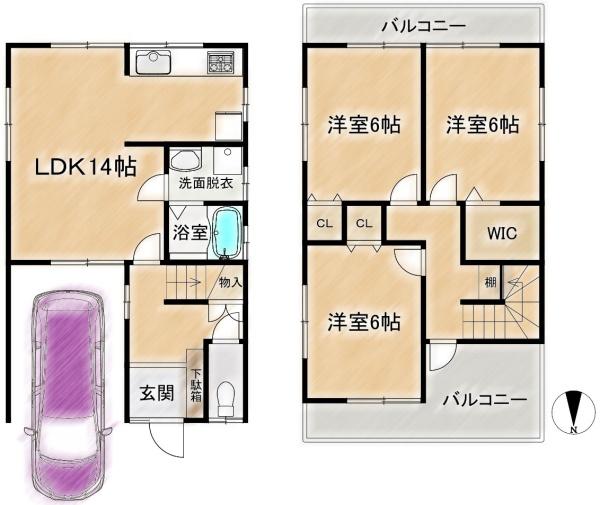 高槻市城南町４丁目の中古一戸建