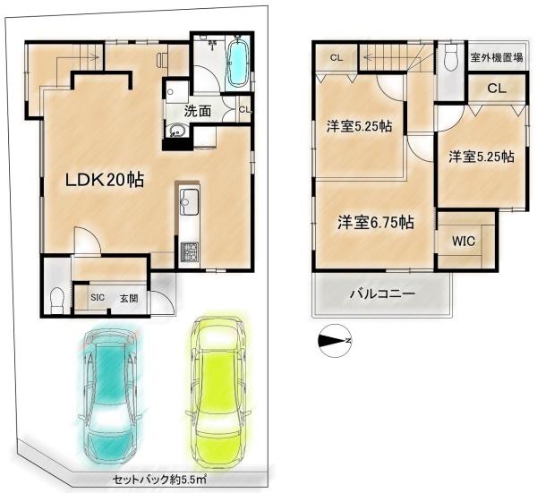 高槻市上牧町１丁目の売土地