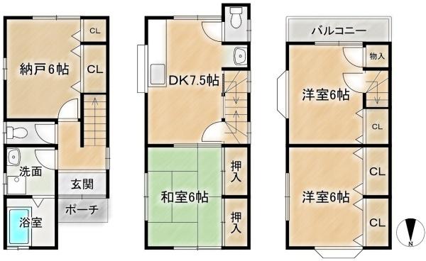 高槻市南庄所町の一戸建