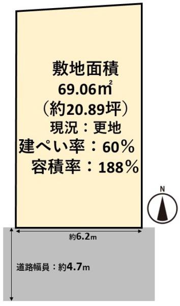 高槻市竹の内町の売土地