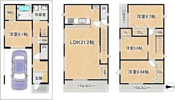 高槻市南大樋町の新築一戸建