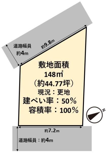高槻市安岡寺町２丁目の売土地