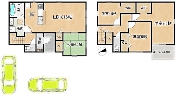 高槻市唐崎中２丁目の新築一戸建