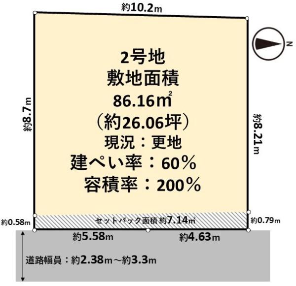 高槻市大手町の売土地