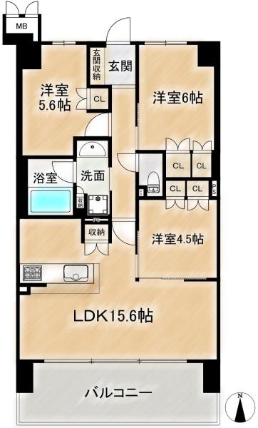 ジオ高槻大畑町　7階部分
