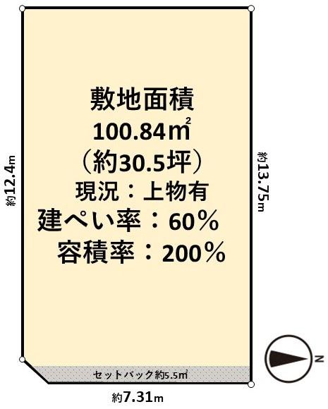 高槻市上牧町１丁目の売土地