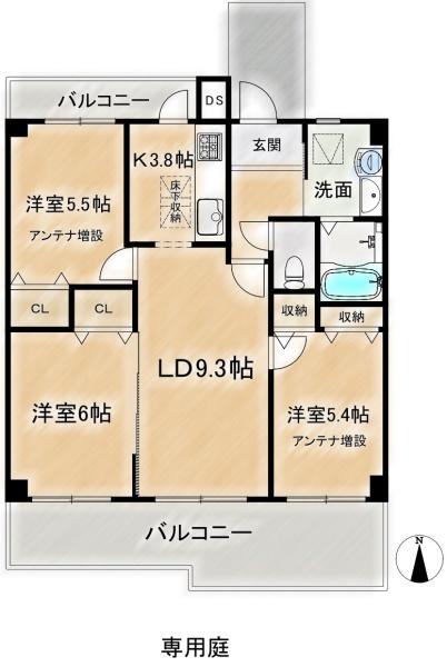 マイシティー高槻　1階部分