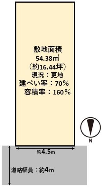 高槻市明野町の売土地