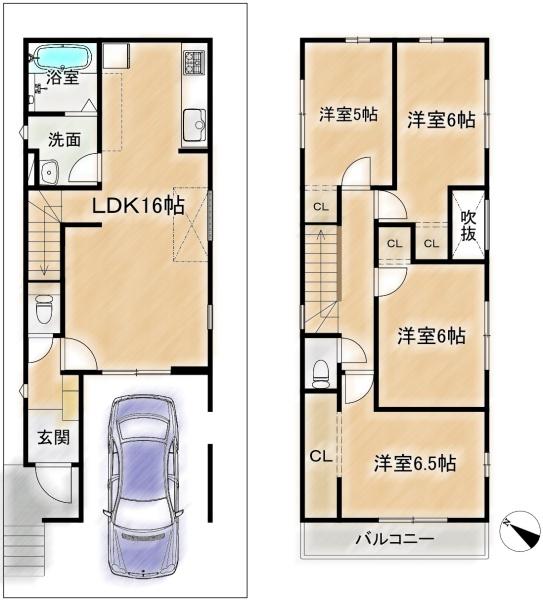 高槻市氷室町５丁目の新築一戸建