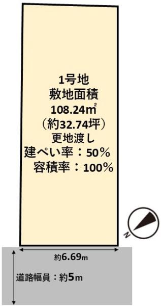高槻市東上牧３丁目の売土地